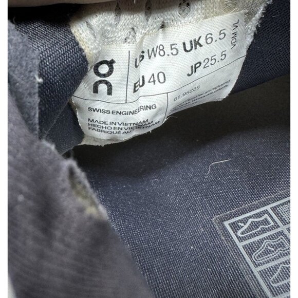 On Cloudmonster All White Running Shoes Walking 61.98285 Women's Size 8.5 Cloud - Picture 9 of 10